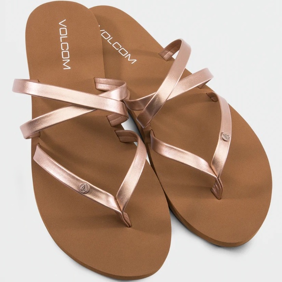 EASY BREEZY II SANDALS - ROSE GOLD Sz 8 - Picture 1 of 4